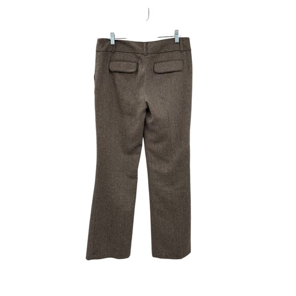 Dalia Womens 6 Brown Tweed Dress Pants Wool Blend Lined Used - Picture 2 of 16